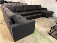 Bäddsoffa med divan XL